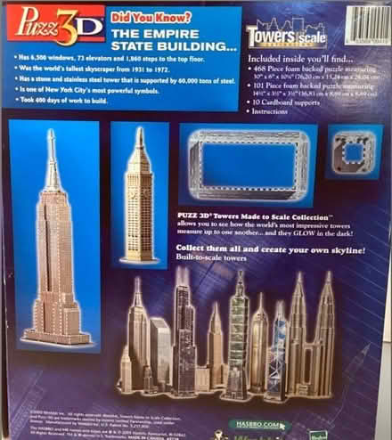 Photo of free Empire State & Met Life 3D Puzzles (Boonton) #1