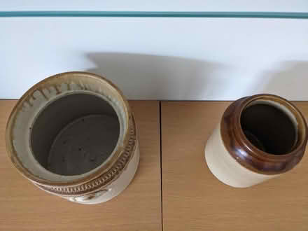 Photo of free 2 stoneware jars (Farnham, GU9) #2