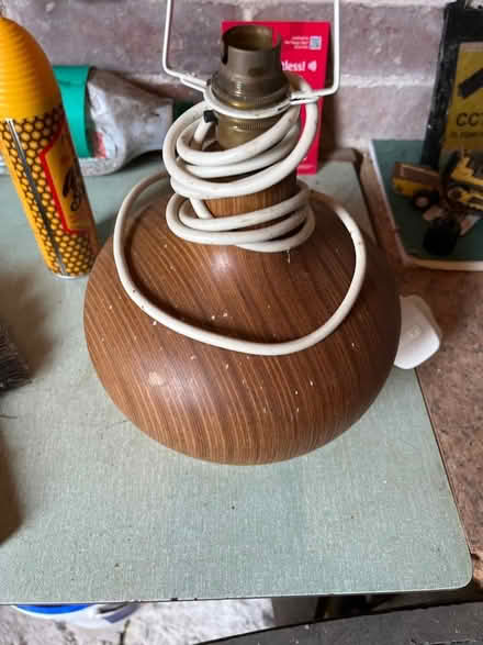 Photo of free Heavy wooden lamp base (Handbridge CH4) #1