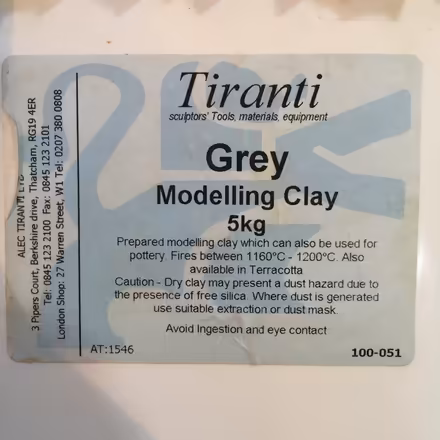 Photo of free Modelling Clay 5kg tub (Newington Green N5) #1