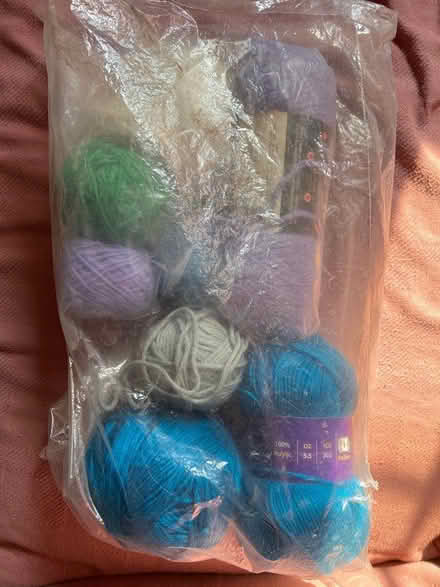 Photo of free Smallish bag of acrylic yarn (Park Hill) #1