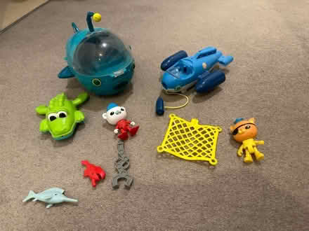 Photo of free Octonauts bath toys (Park Hill, Croydon, CR0) #1