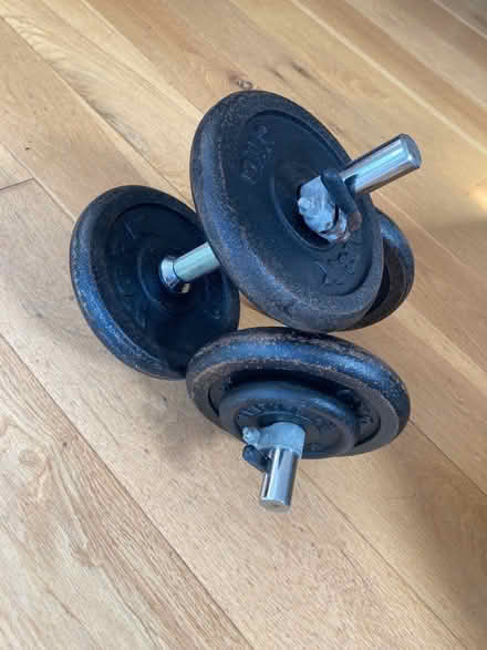 Photo of free Dumbells 10kg and 12.5kg (SW18) #2