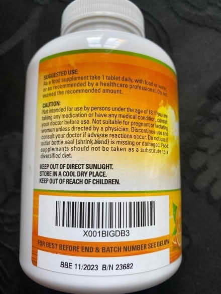 Photo of free High strength vitamin c (Craigmillar Park EH16) #2