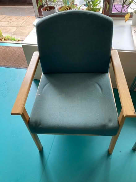Photo of free 3 matching padded chairs (High Street, Twerton BA2) #1