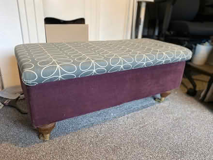 Photo of free DIY Orla Kiely ottoman (Woodlesford, LS26) #1
