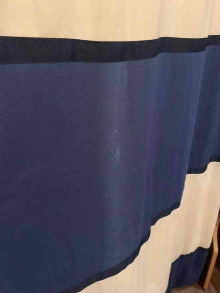 Photo of free Full length navy & white curtains (Colchester CO1) #1