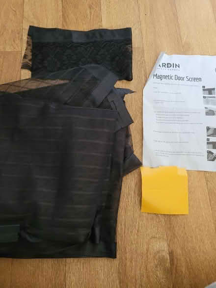 Photo of free Magnetic fabric door screen (Selston NG16) #2