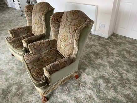 Photo of free 2small winged fireside chairs (Dartmouth) #1