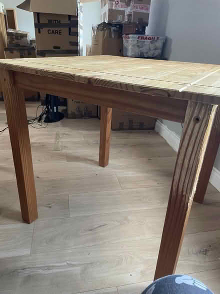 Photo of free 80x80cm square dining table (Corsham SN13) #1