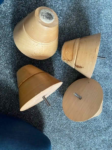 Photo of free 4 solid wood sofa feet (Guildford GU1) #1