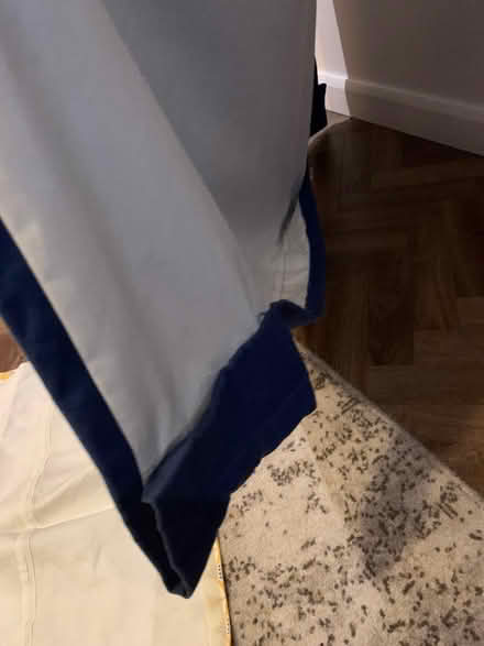 Photo of free Full length navy & white curtains (Colchester CO1) #4