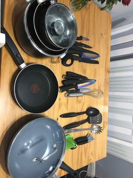 Photo of free Pots pans utensils (LS27, Churwell) #1