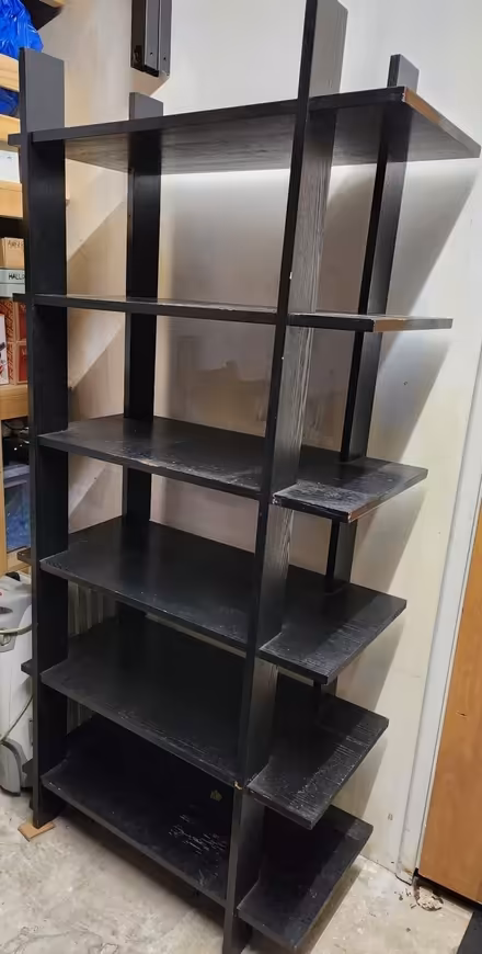 Photo of free Black wooden storage unit (Canary Wharf E14) #1