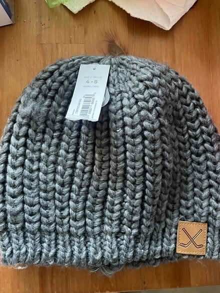 Photo of free Size 4/5 small grey knit hat new (Don mills) #1