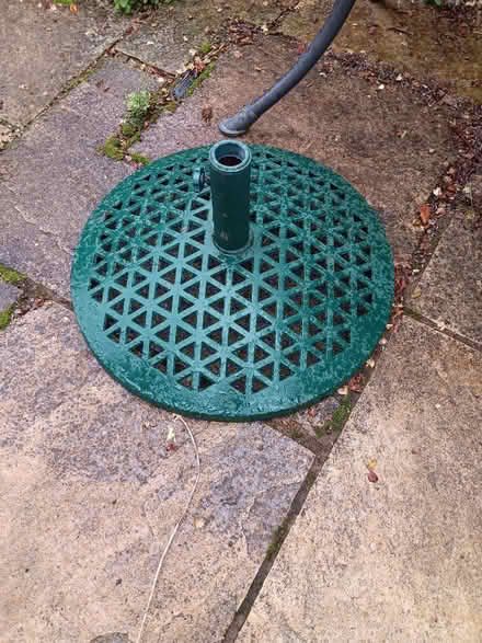 Photo of free Garden parasol base (Eccleshall ST21) #1
