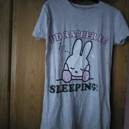 Photo of free ladies grey teeshirt nightdress miffy (Marton Bank FY3) #1