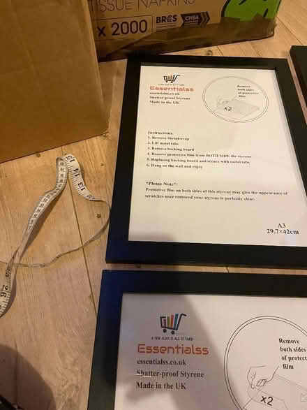 Photo of free A3 picture frames x4 (Corsham SN13) #4