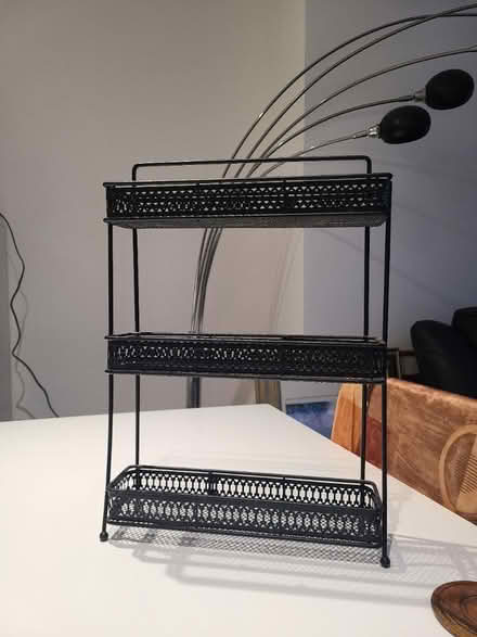 Photo of free 3 tier small metal shelves (CR0) #1