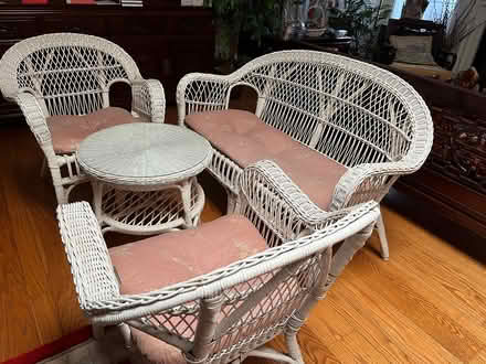 Photo of free Wicker furniture set (Los Altos) #1