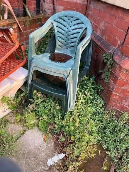 Photo of free Green Chairs Broken (Bootle) #1