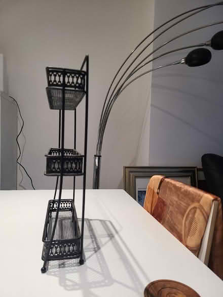 Photo of free 3 tier small metal shelves (CR0) #2