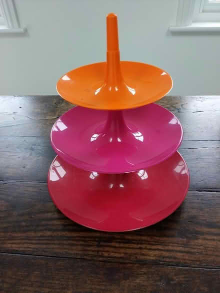 Photo of free 3 tiered plastic cake stand (Berkhamsted) #1