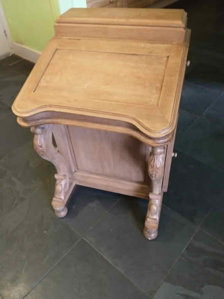 Photo of free Solid wood desk and seat (Athelney TA3) #1