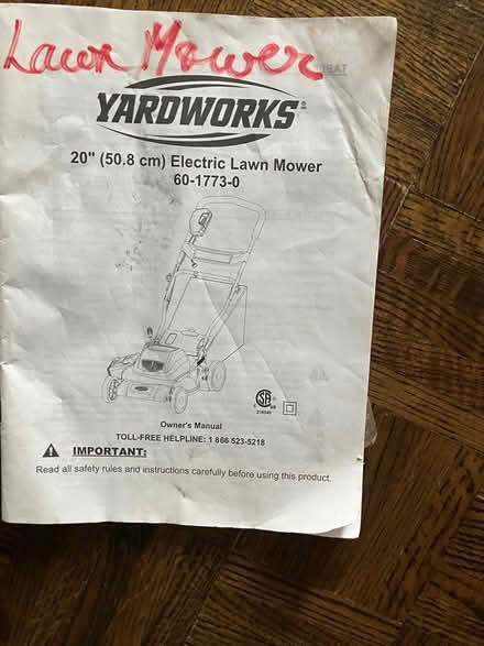 Photo of free Lawn mower (Heartland area) #1