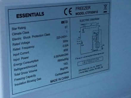Photo of free Tall larder fridge & freezer. VGC. (Copsewood CV3) #1