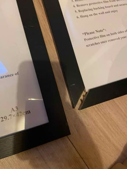 Photo of free A3 picture frames x4 (Corsham SN13) #3