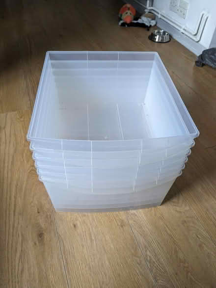 Photo of free Plastic storage boxes (Hillingdon UB8) #1