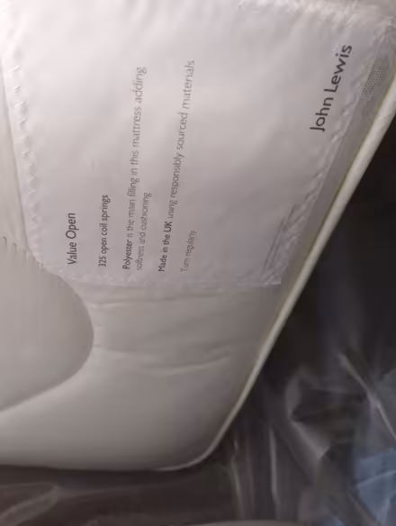 Photo of free John Lewis single mattresses (Royston) #3