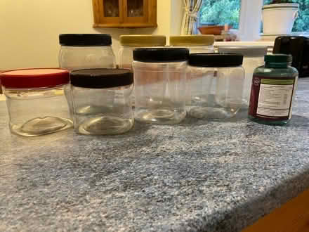 Photo of free Plastic storage jars (Warwick CV34, off Myton Road) #1