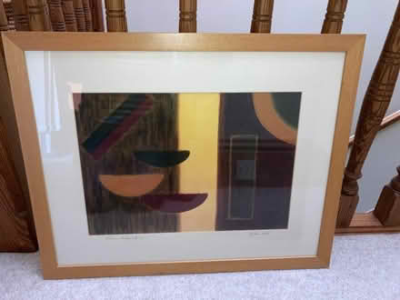 Photo of free Framed picture - abstract shapes (Craigie PH2) #1