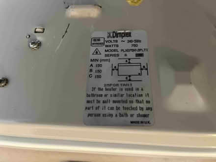 Photo of free Dimplex electric heater (Wokingham RG40) #1