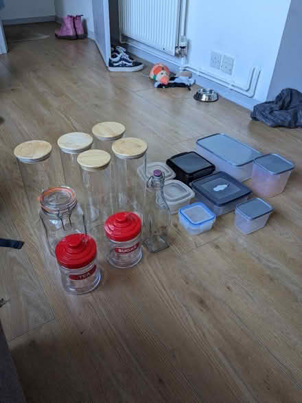 Photo of free Glass and plastic container bundle (Hillingdon UB8) #1