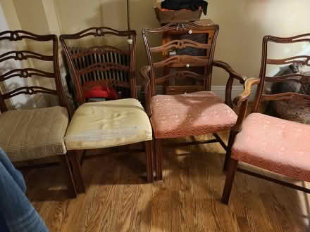Photo of free 4 Antique chairs, solid wood (Roslindale) #3