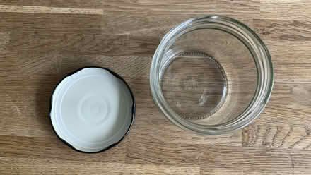 Photo of free Glass jars (black) (NR34) #3