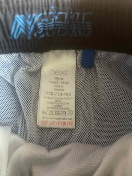 Photo of free Kids swim shorts 4 years next (ME8) #2