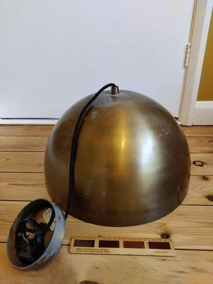 Photo of free Brass pendant lamp (Wirksworth, DE4) #3