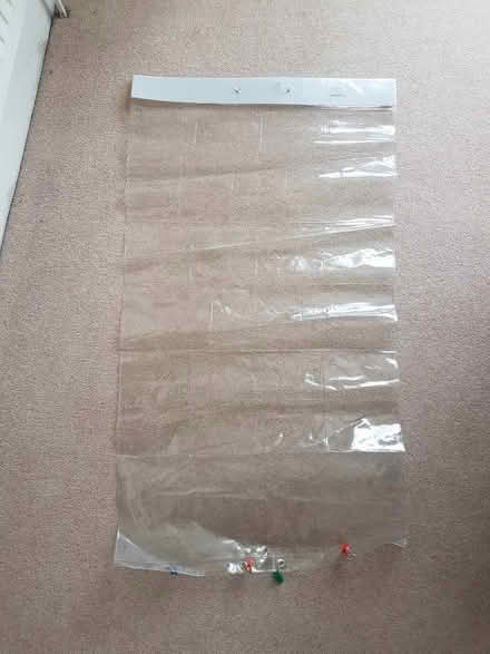 Photo of free Hanging plastic pocket display/gallery (Moorfields) #2