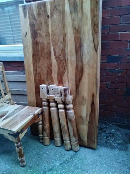 Photo of free Large Dining table and 6 chairs (Blackpool FY1) #1