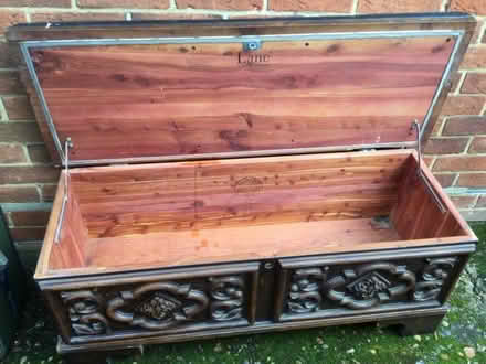 Photo of free Wooden Storage Chest (Woking GU22) #1