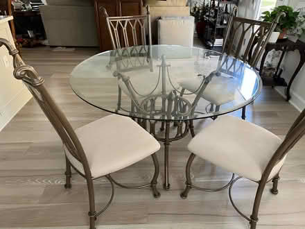 Photo of free Glass Table and 4 Chairs (Newtown, Pa) #1