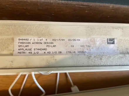 Photo of free Four Hunter Douglas Duette Shades (Arlington Near Stratton) #4
