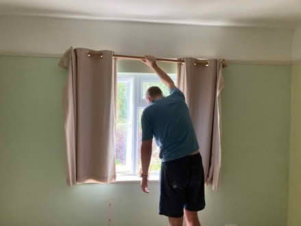 Photo of free Cream blackout curtains (Bloomfield) #1