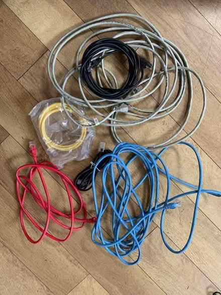 Photo of free Ethernet network cables (Castle MK40) #1