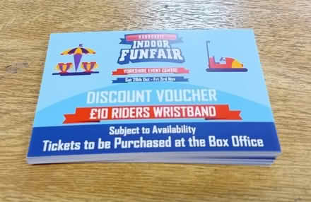 Photo of free Harrogate Indoor Funfair vouchers (Shipley BD18) #1