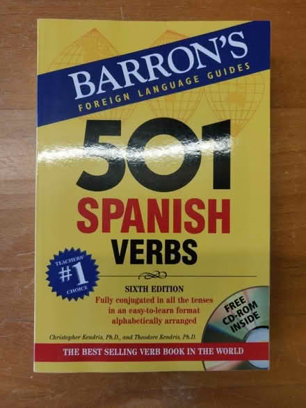 Photo of free 501 Spanish Verbs book (Didcot OX11) #1